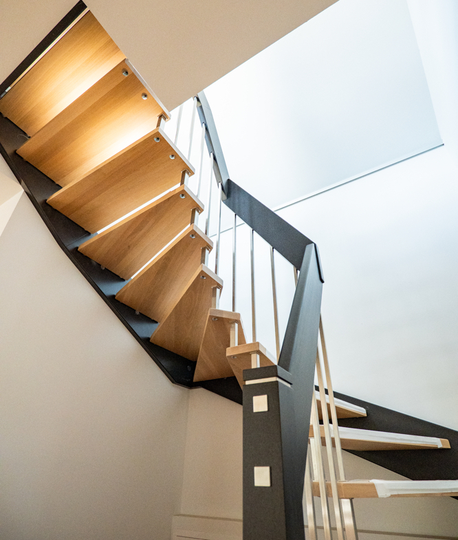 Treppe zur Dachterrasse