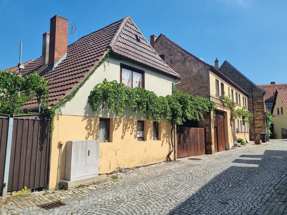 Ansicht mit Nebengebäude